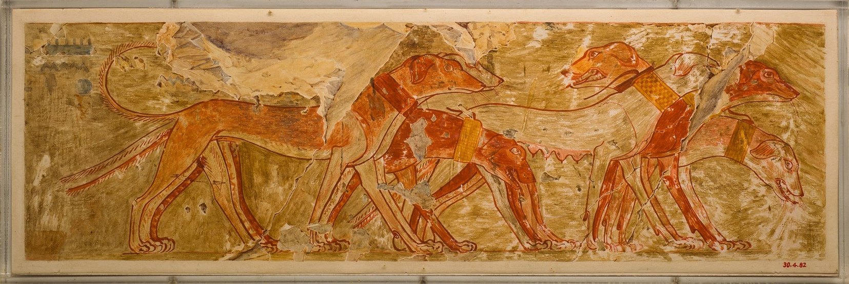 1920px Hounds from Nubia Tomb of Rekhmire MET 30.4.82 EGDP013031