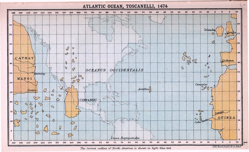 1Atlantic Ocean Toscanelli 1474