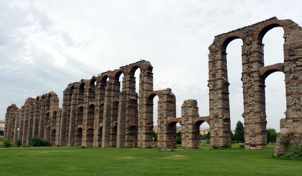 Acueducto Los Milagros Mérida Badajoz España