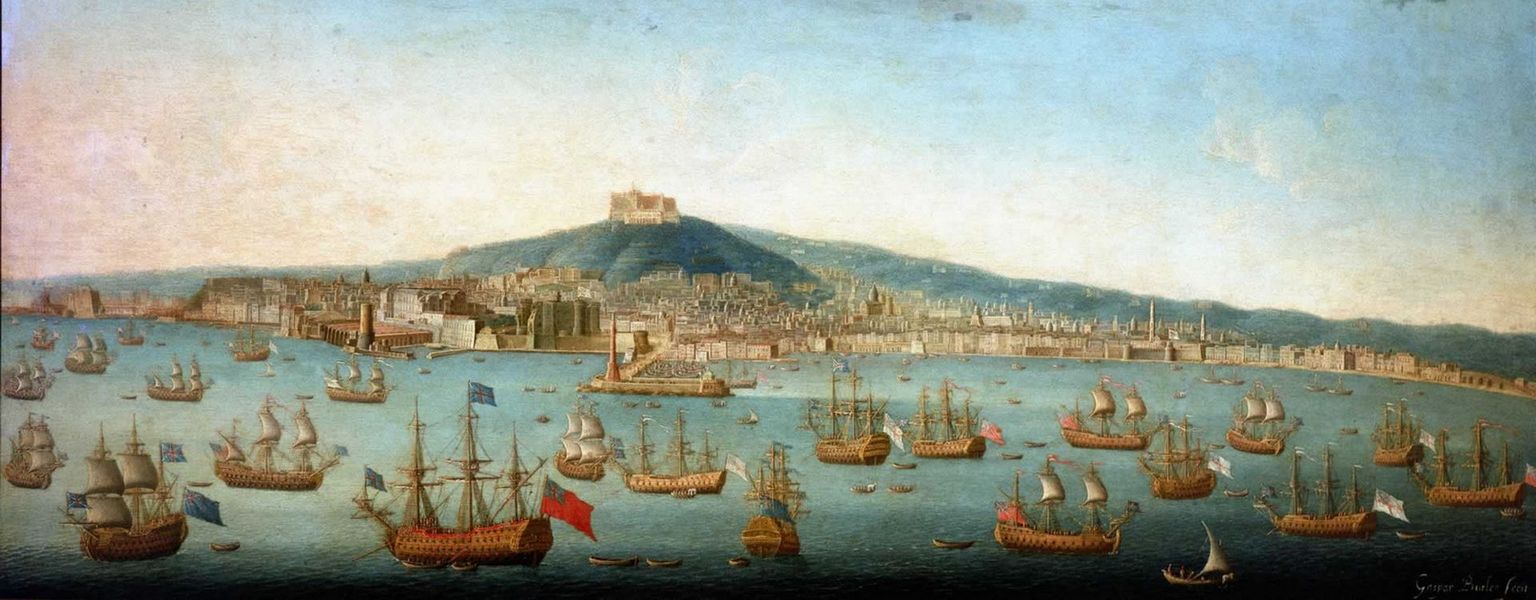 Admiral Byngs Fleet at Naples