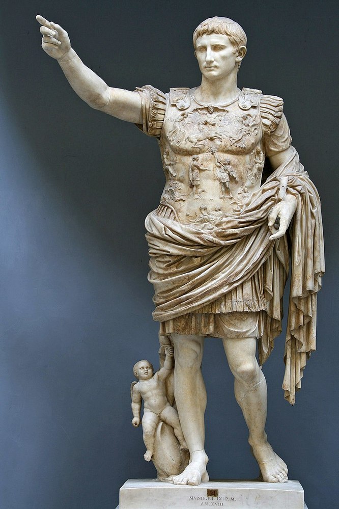 Augustus szobra a Vatikáni Múzeumban