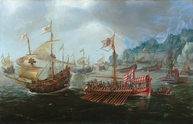 Battle in the strait between Calais and Dover on 3 4 October 1602 between the Spanish galleys of Federico Spinola and Dutch and English warships