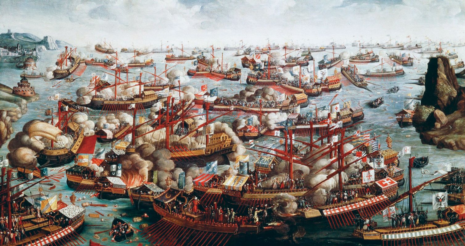 Battle of Lepanto fleets galleys Turks Venice October 7 1571