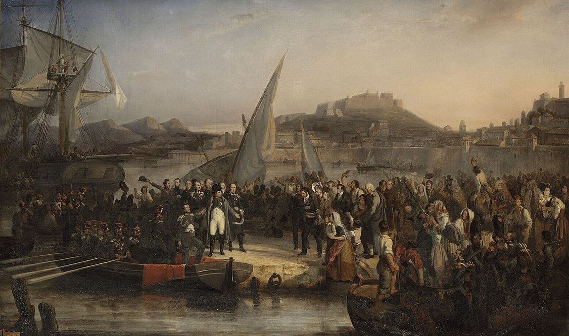 Beaume Napoléon leaving elba 1815