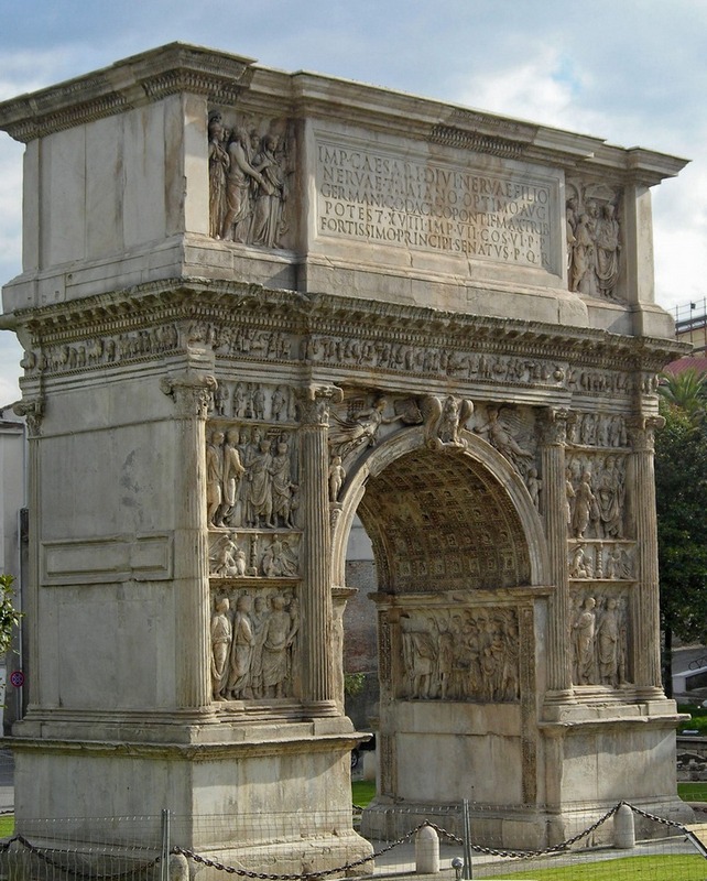 Benevento Arch of Trajan from South