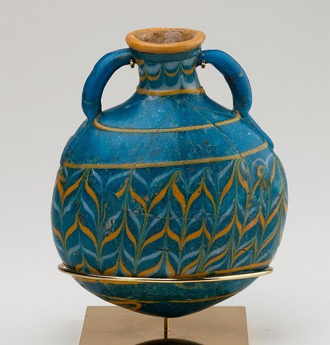 Bottle 12951070 BC glass height 10 cm 4 in Metropolitan Museum of Art