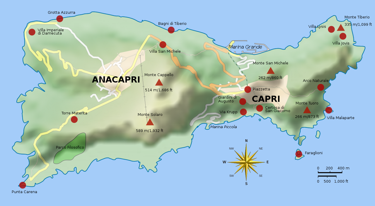 Capri sights terrain.svg