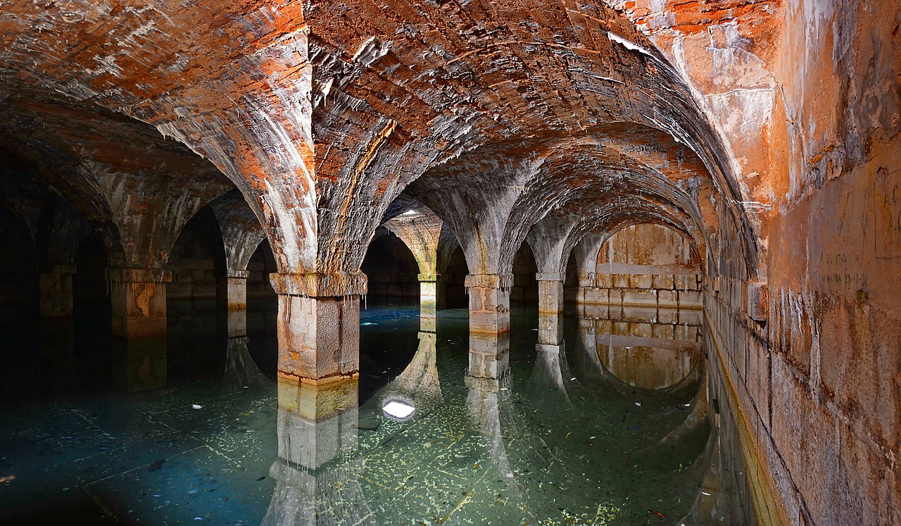Cistern in the Peniche Fortress Peniche Portugal