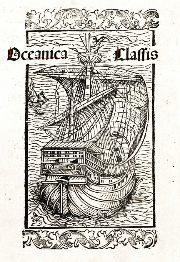 Columbus Letter Basel 1493 Illustration 3 India felfedezését bejelentő levél illusztrációja amelyet 1493 ban publikáltak Kolumbusz első útja után