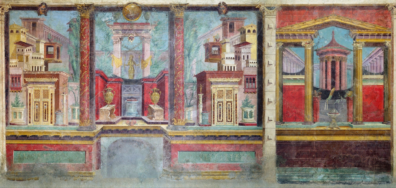 Cubiculum bedroom from the Villa of P. Fannius Synistor at Boscoreale MET DP170950 b