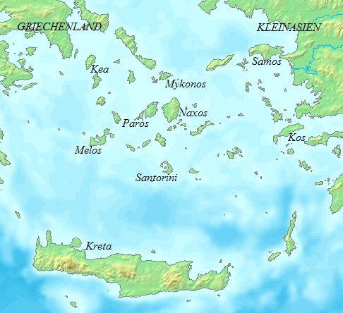 Cyclades map names de
