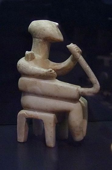 Cycladic harp player