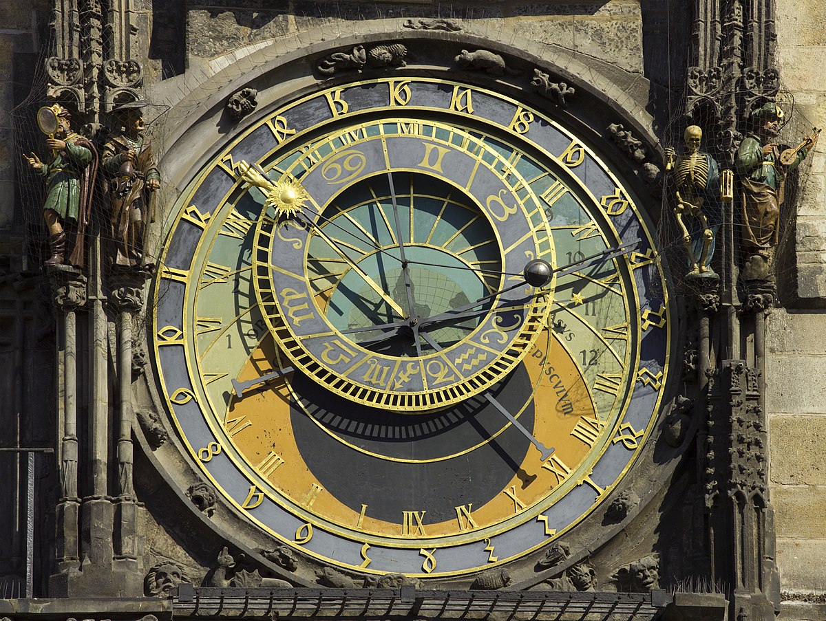 Czech 2013 Prague Astronomical clock face
