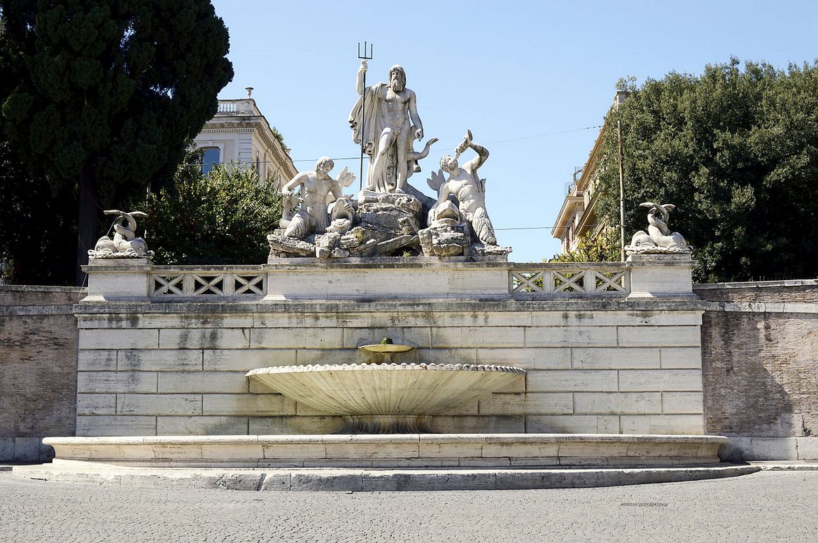 Fontana del Nettuno Piazza del Popolo