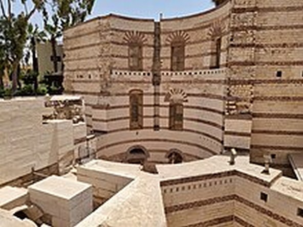 Fortress of Babylon built by Diocletian 300 CE