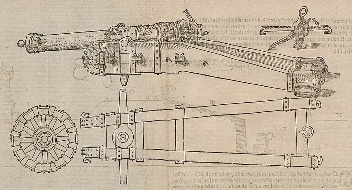 Fotothek df tg 0000818 Kriegskunst Kanone