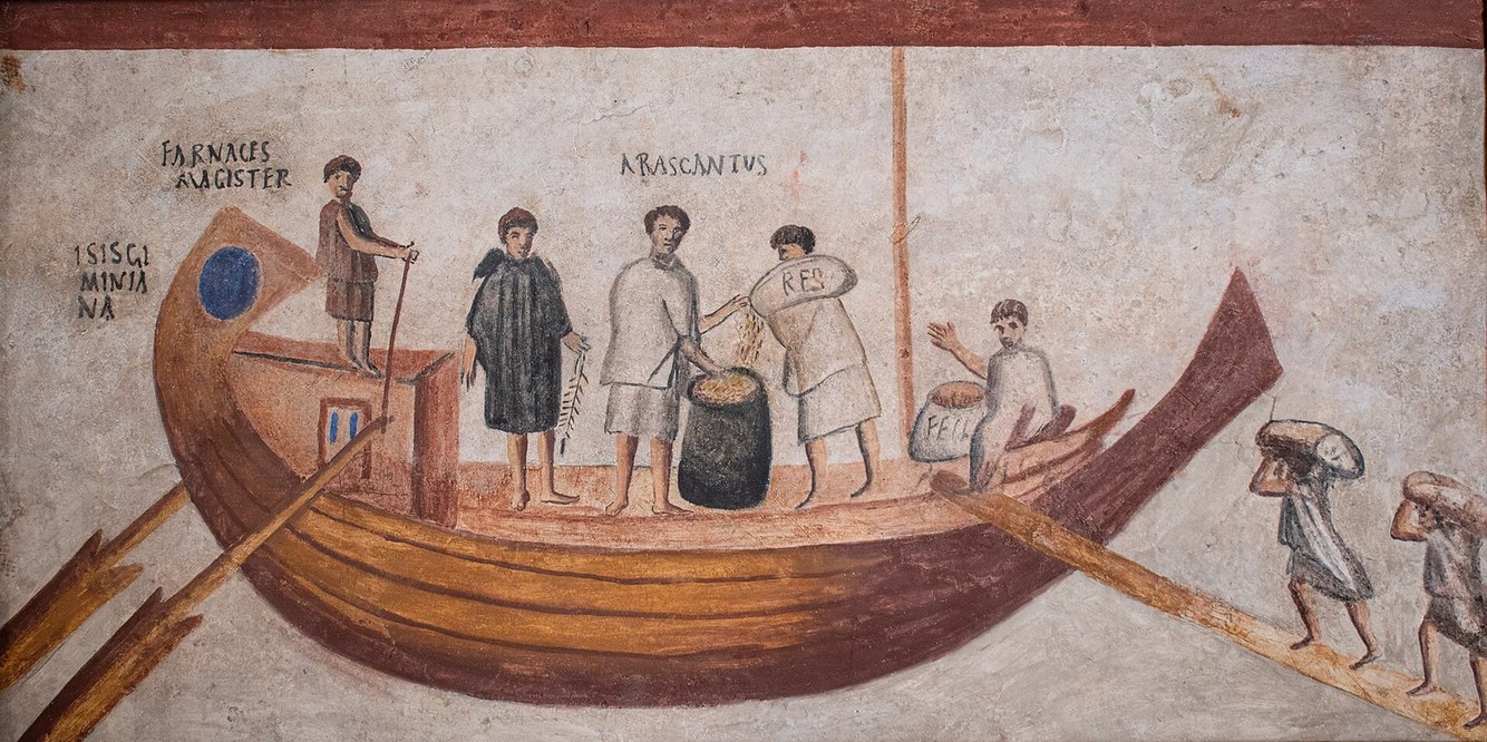Fresco Isis Giminiana Musei Vaticani inv 79638