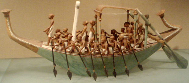 Funerary Paddling BoatW Tomb Of Meketre Metropolitan Museum