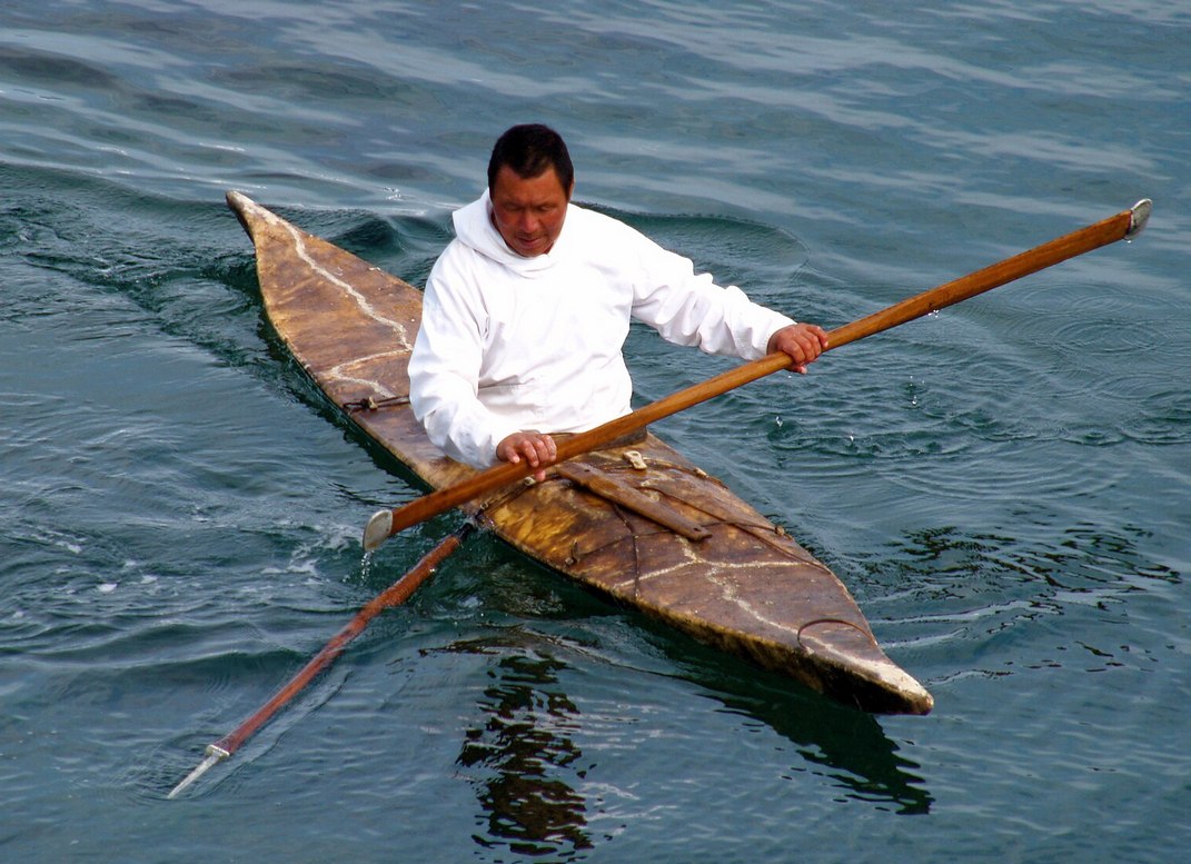 Greenland kayak seal hunter 2006