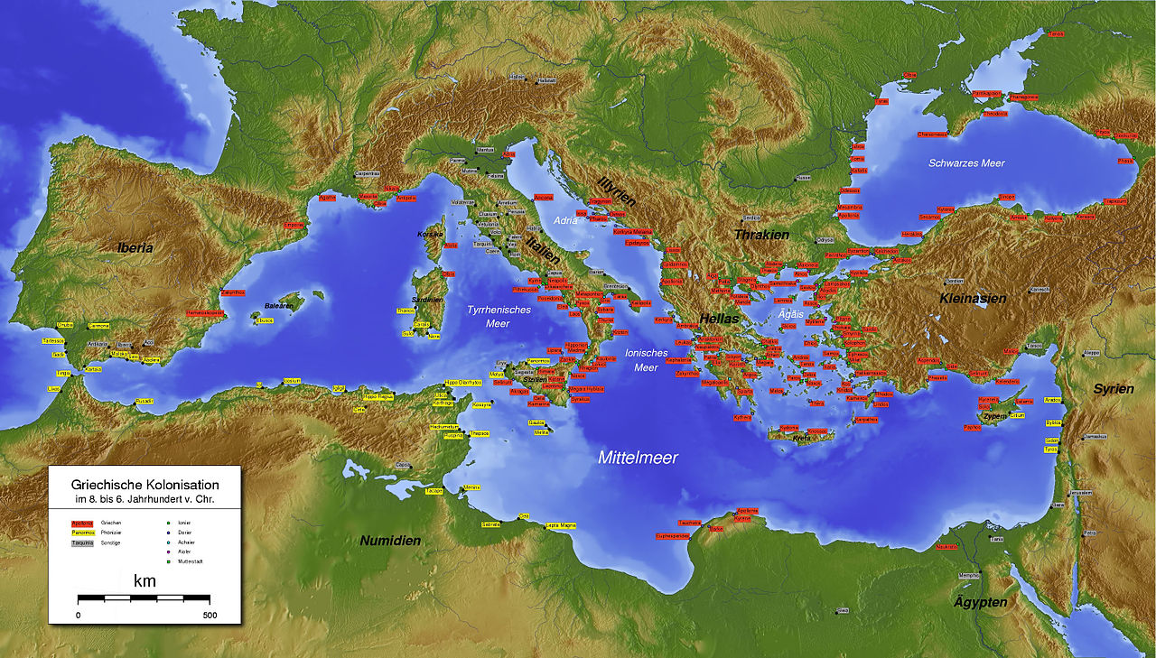 Griechischen und phönizischen Kolonien 1