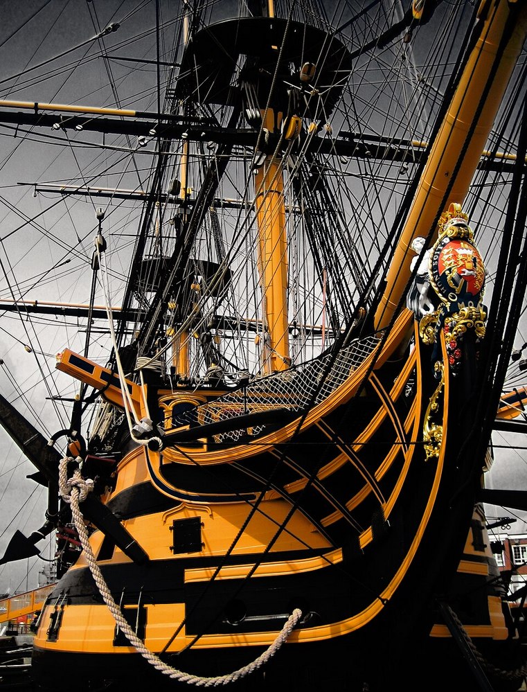 HMS Victory bow
