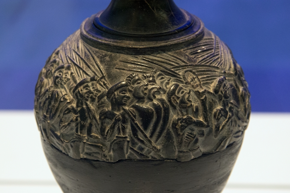 Harvester Vase steatite Agia Triada 1450 BC