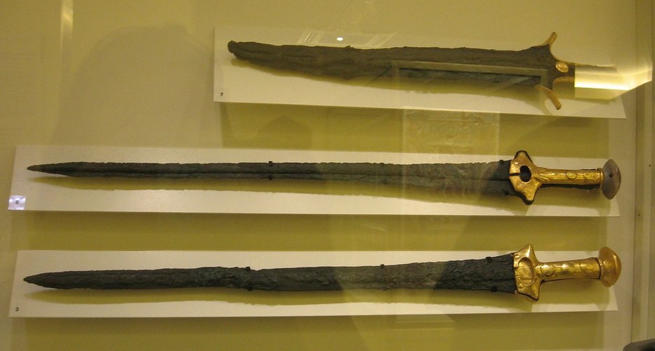 Knossoso Phaistos 1450 utni akháj kardok