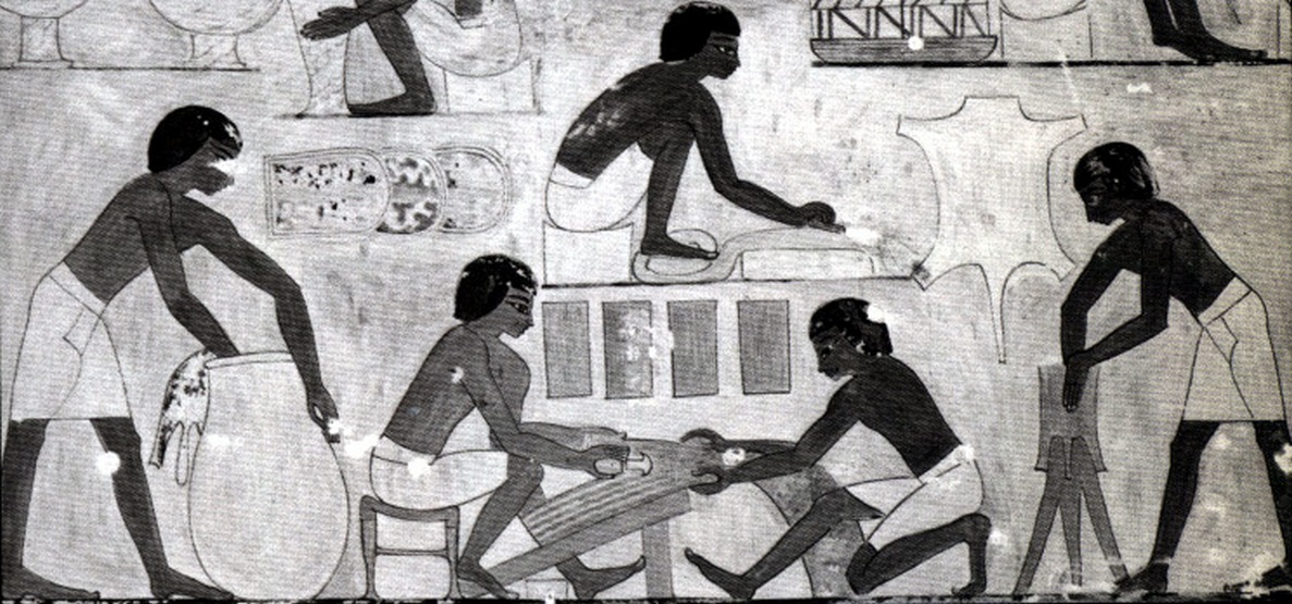 Leather Workers Tomb of Rekhmire MET eg35.101.2x