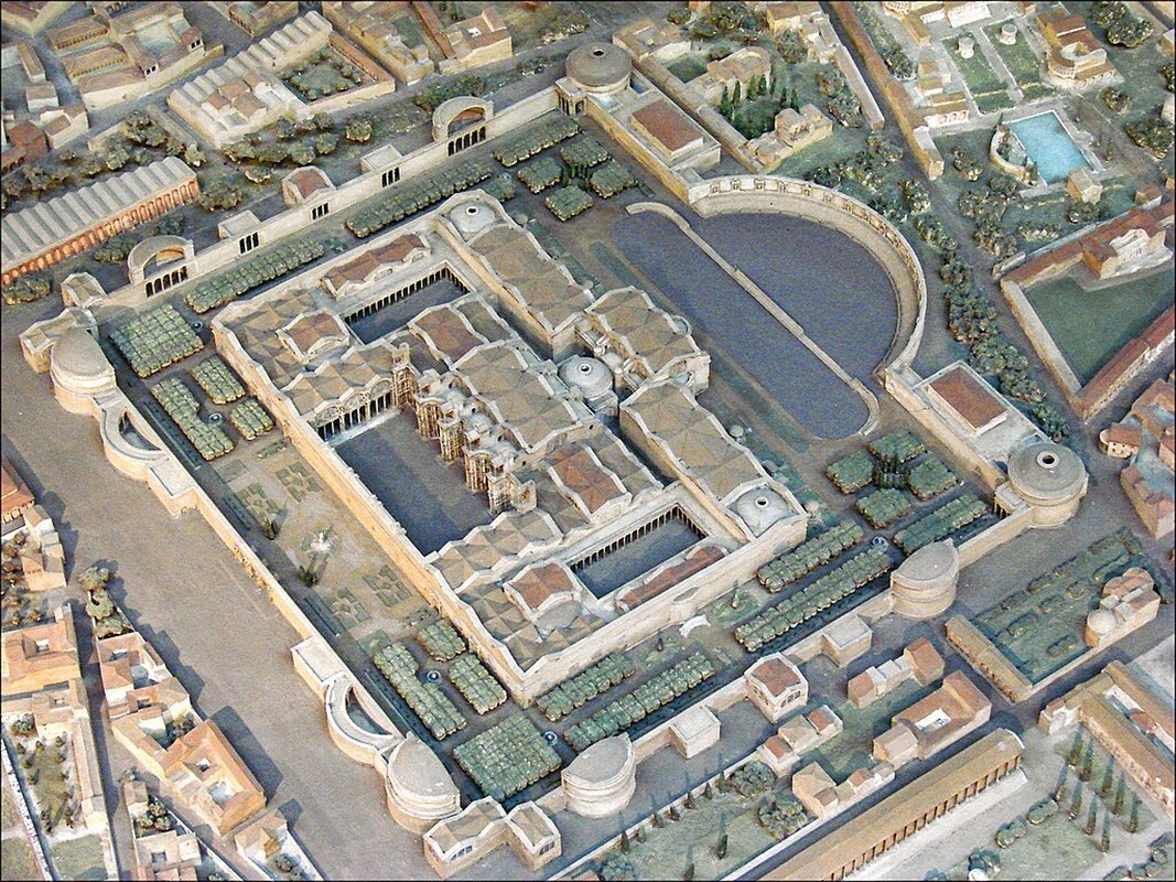Makett des thermes de Dioclétien musée de la civilisation romaine Rome 5911812792
