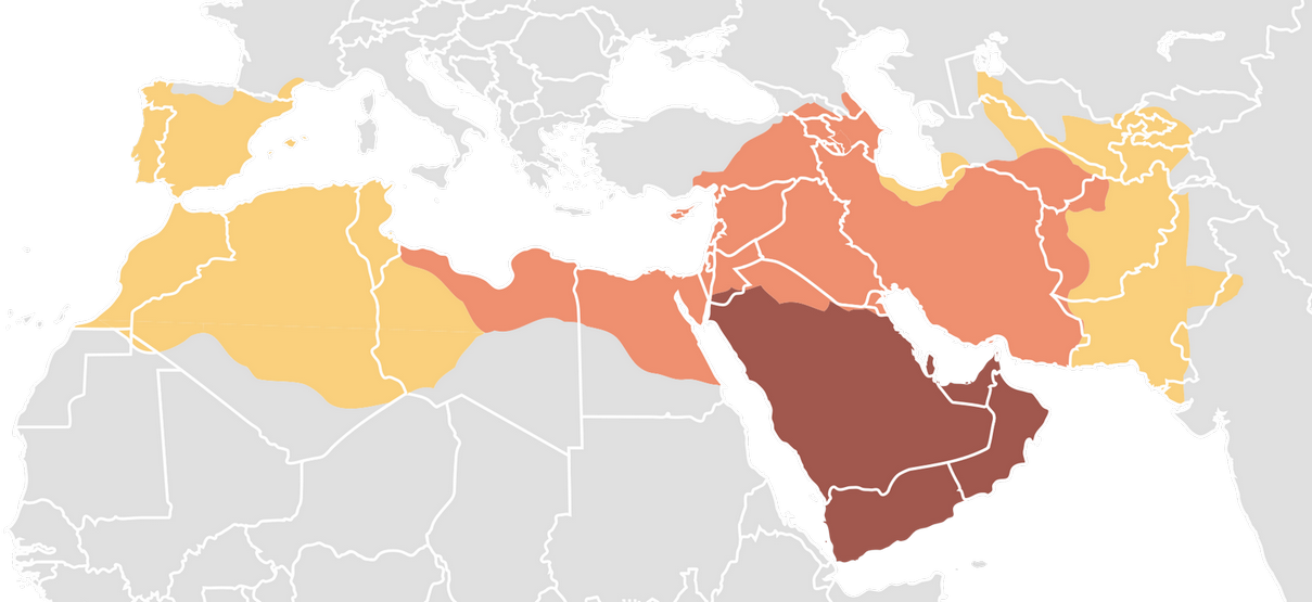 Map of expansion of Caliphate.svg