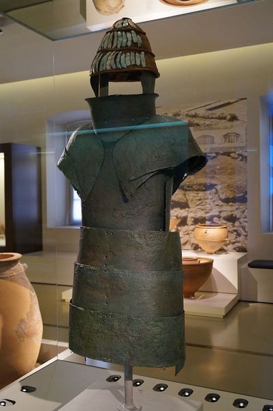 Mükénéi páncélzat Dendra 14th century BC