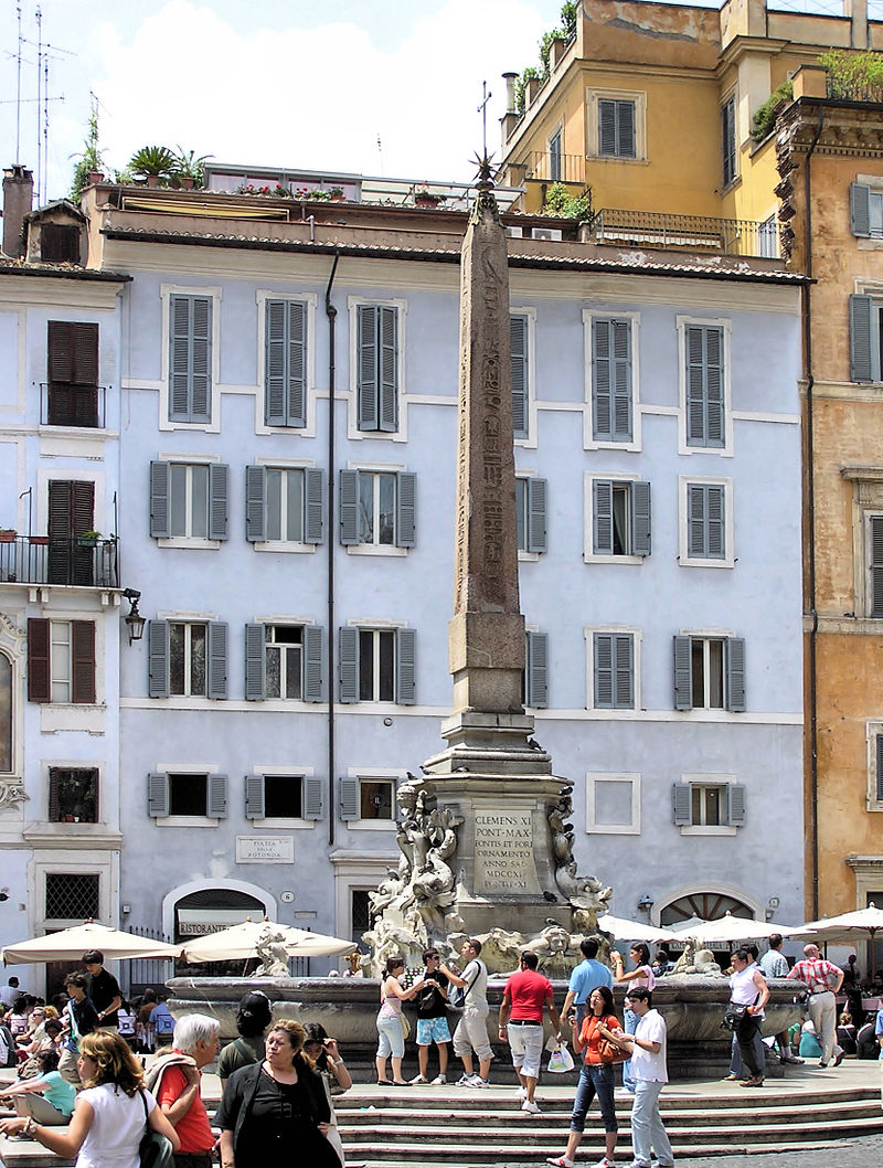 Obelisk in piazza della rotonda rome arp