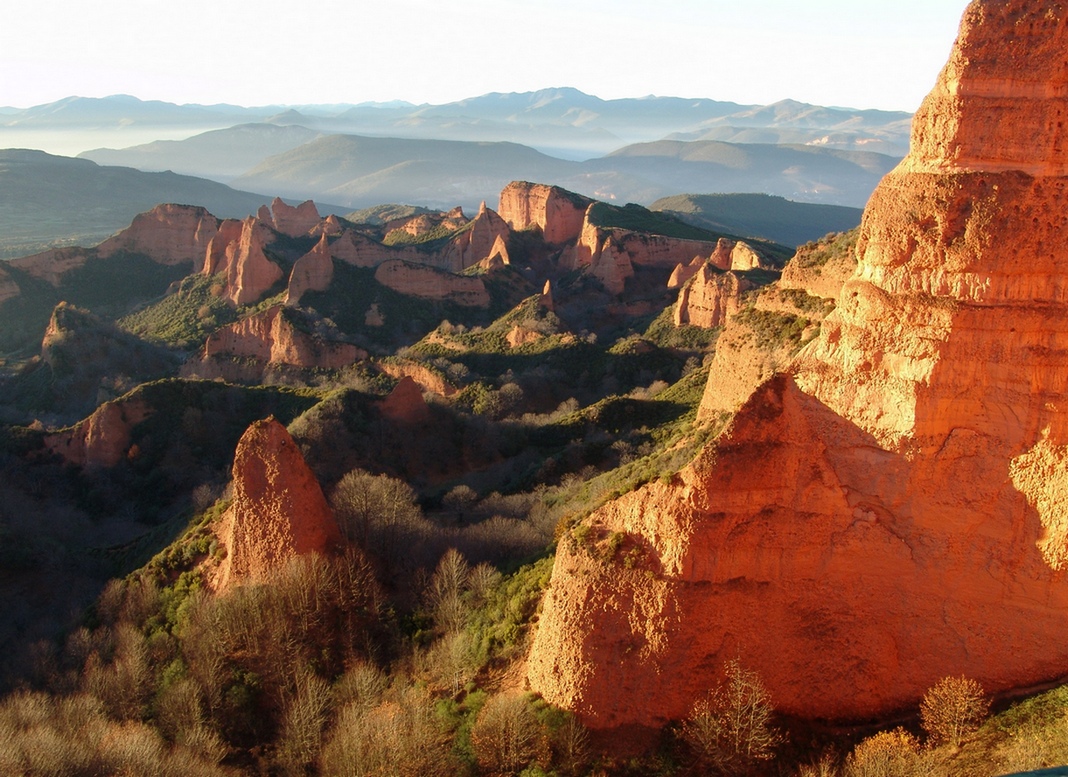 Panorámica de Las Médulas