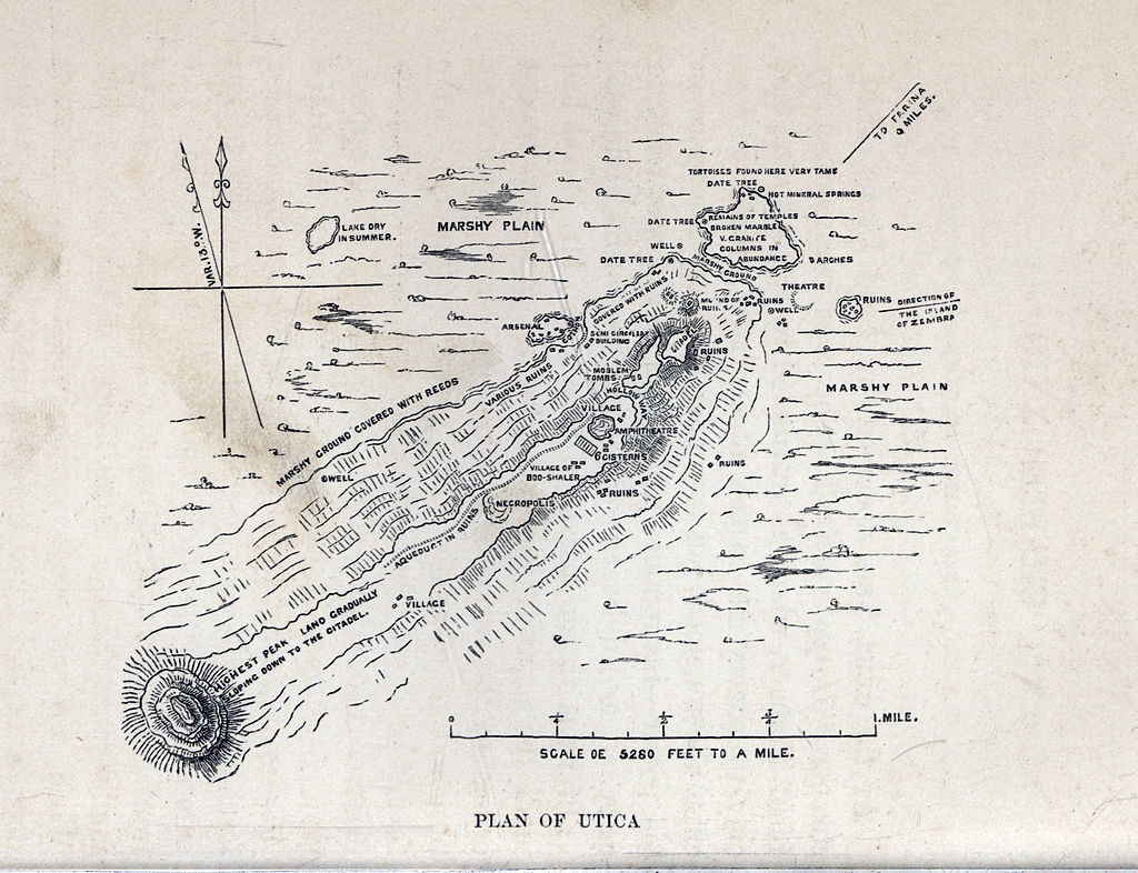 Plan of Utica 1862