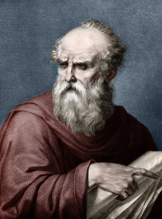 Portrait of Vitruvius Marcus Vitruvius Pollo Roman architect who lived in the MeisterDrucke 924177