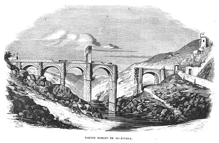 Puente romano de Alcántara en El Museo Universal WIKIWAND