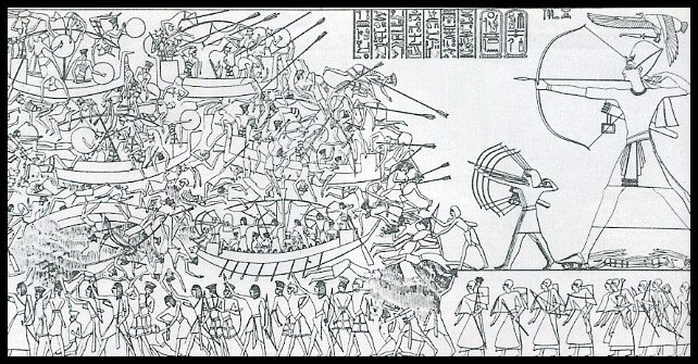 Ramesses III BattleWithSeaPeoples