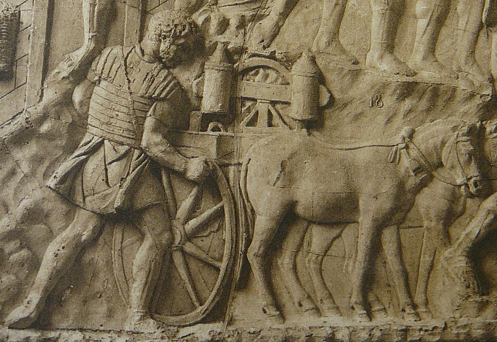 Reliefs der Traianssäule Tafel XLVI Ausschnitt 01