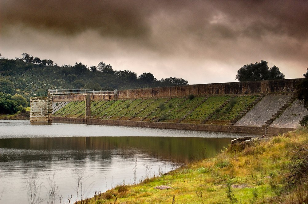 Roman Cornalvo dam Extremadura Spain. Pic 01