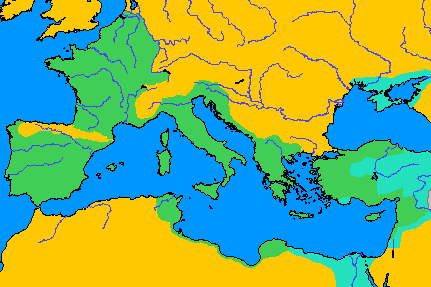 Roman Empire in 50 BC