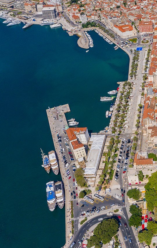 SPLIT Luftbild vom Diokletianpalast in Split Kroatien 48608754492