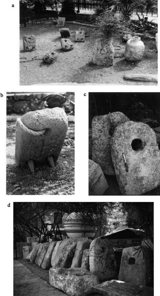 Stone anchors Bodrum Museum and the Uluburun