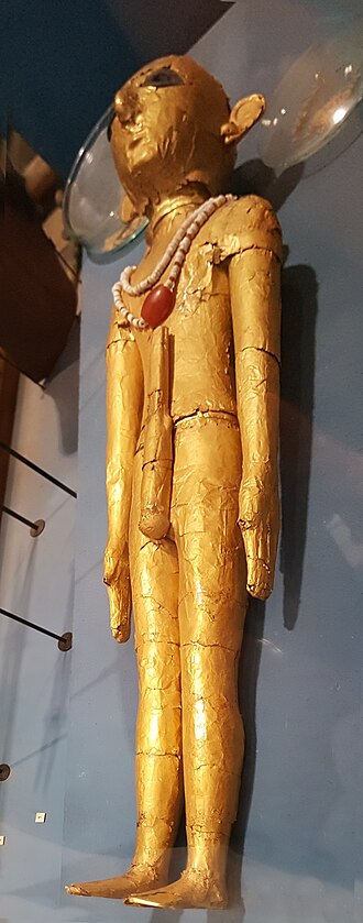 Tell el Farkha golden figurine 60cm tall