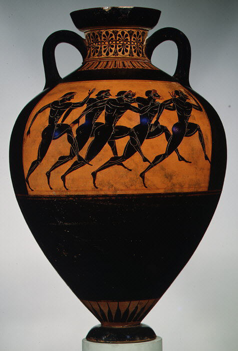 Terracotta Panathenaic prize amphora MET GR147 1