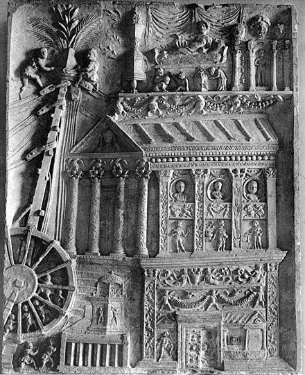 Tomb of the Haterii crane relief Gusman Art decoratif I pl 27
