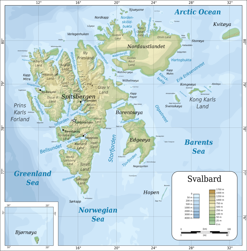 Topographic map of Svalbard.svg