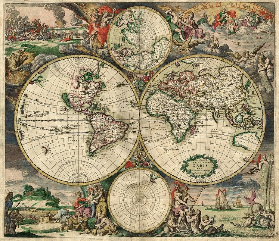 World Map 1689