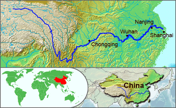 Yangtze River Map