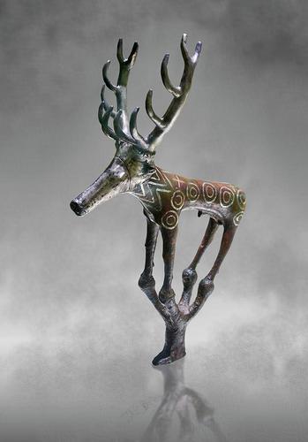 bronze age hittite deer statuette alaca hoyuk 2500 bc museum of anatolian civilisations ankara paul williams