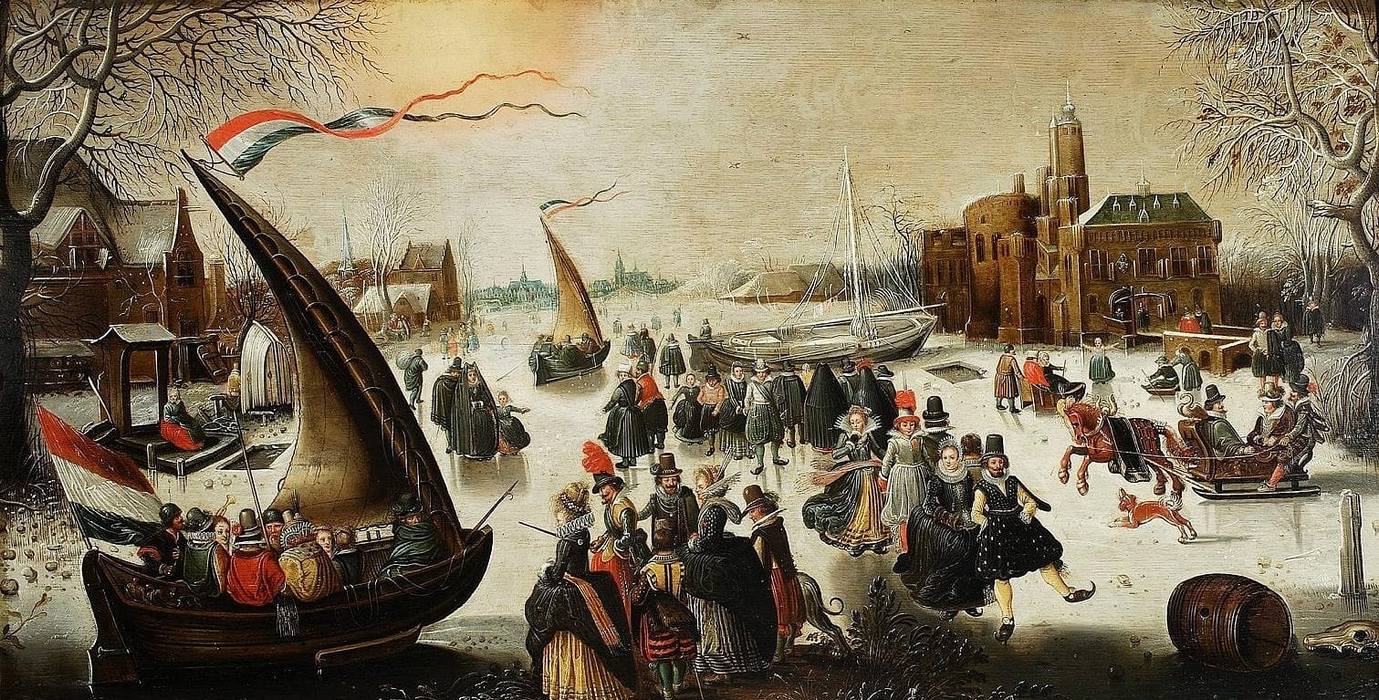 david vinckboons teli taj korcsolyazokkal es jegvitorlazas kb 1615